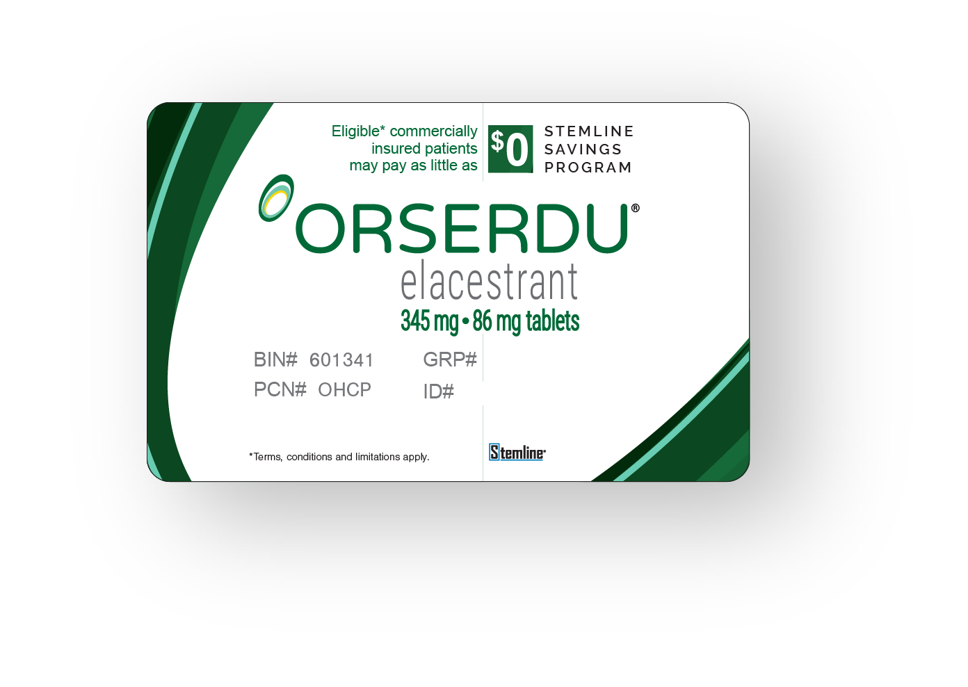 ORSERDU co-pay card